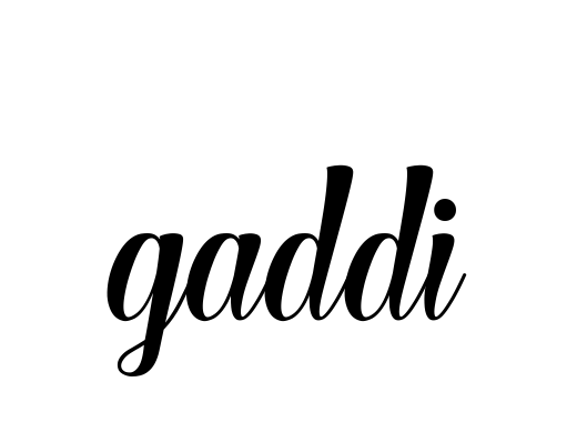 Gaddi signature