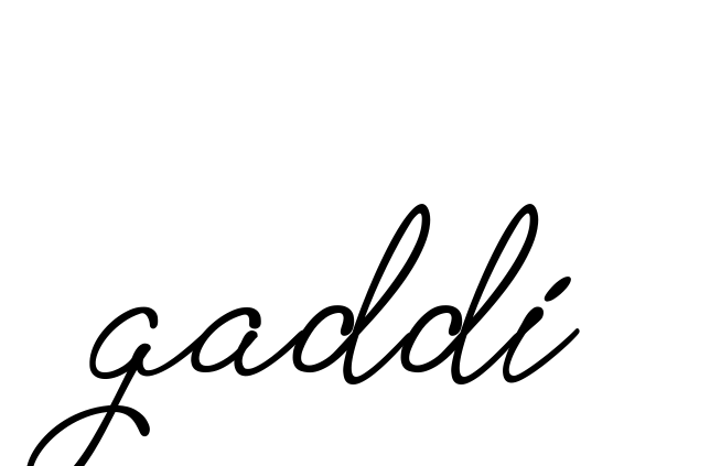 Gaddi signature