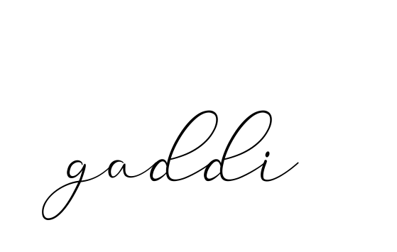 Gaddi signature