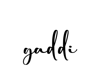 Gaddi signature