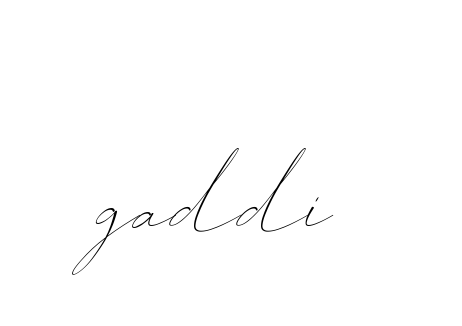 Gaddi signature