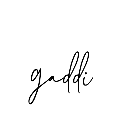 Gaddi signature
