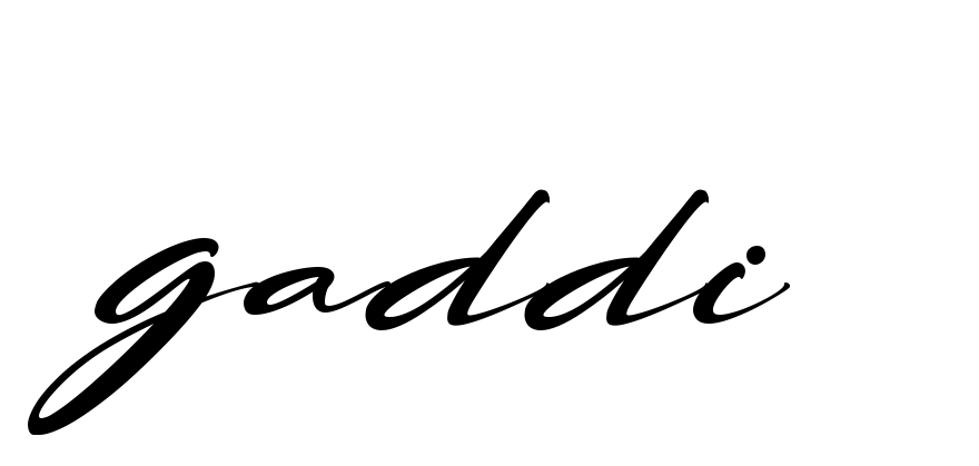 Gaddi signature