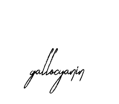 Handwritten Signature for Gallocyanin - Style 133 Online