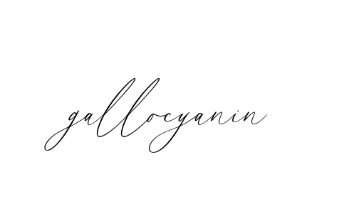 Handwritten Signature for Gallocyanin - Style 134 Online