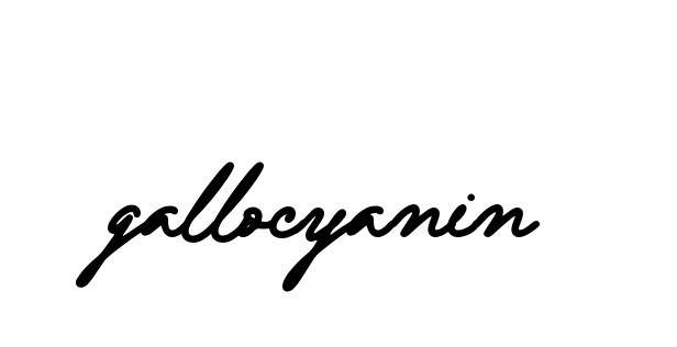 Handwritten Signature for Gallocyanin - Style 137 Online
