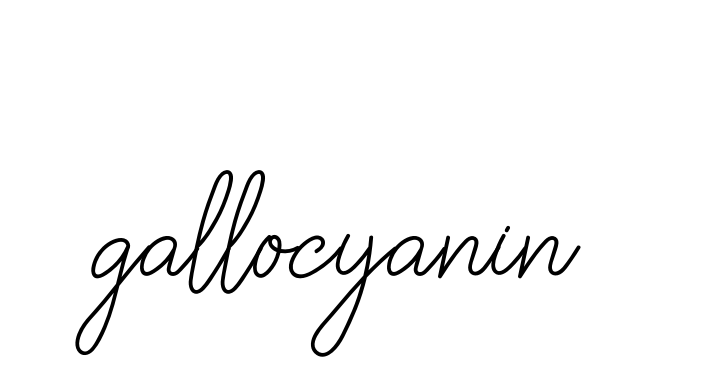 Handwritten Signature for Gallocyanin - Style 145 Online