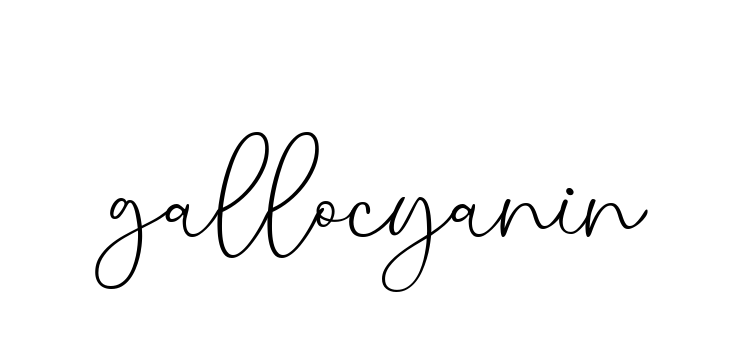 Handwritten Signature for Gallocyanin - Style 147 Online