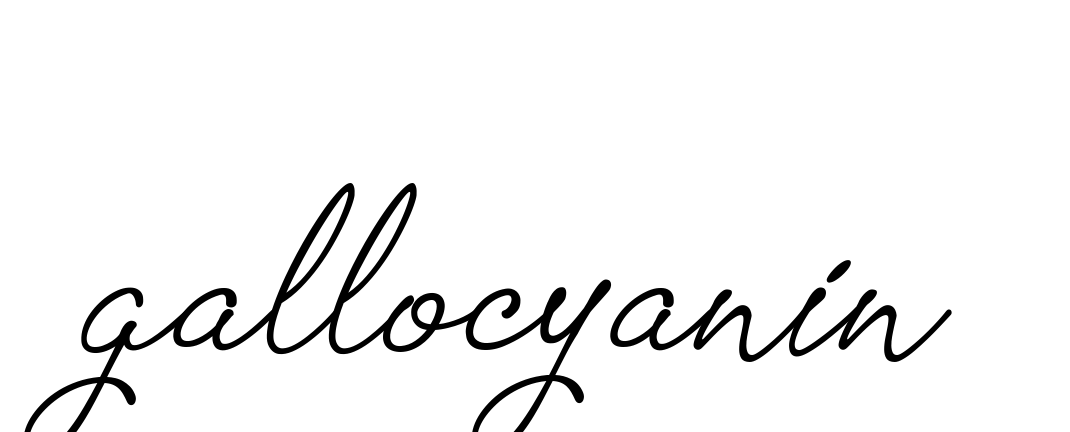 Handwritten Signature for Gallocyanin - Style 151 Online