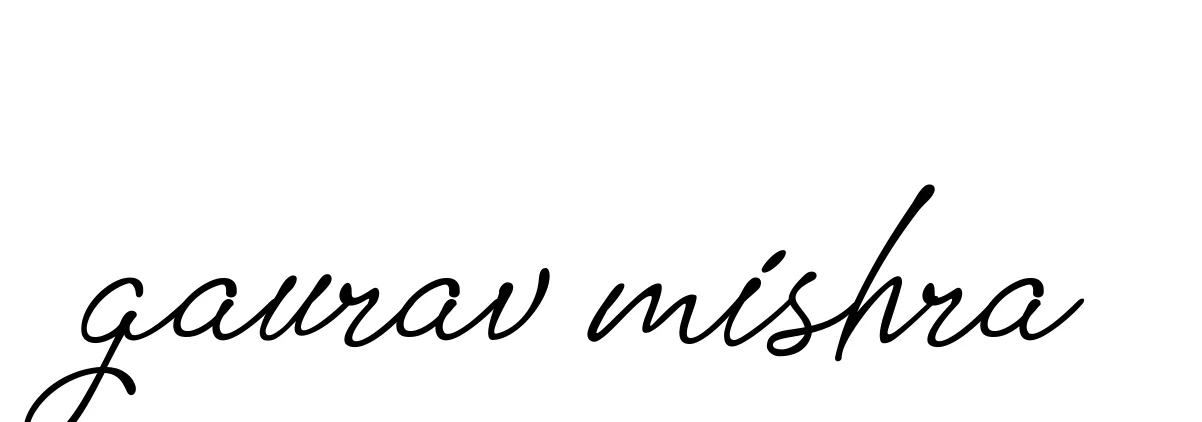 Handwritten Signature for Gaurav-mishra - Style 151 Online