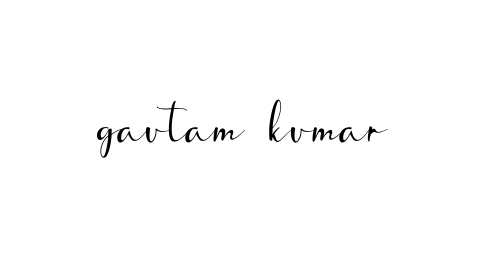 Gautam-kumar signature