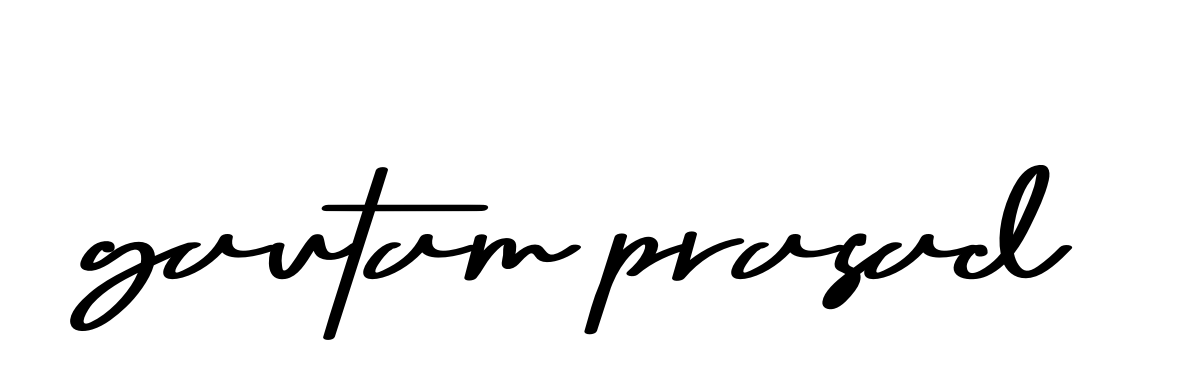 Handwritten Signature for Gautam-prasad - Style 135 Online