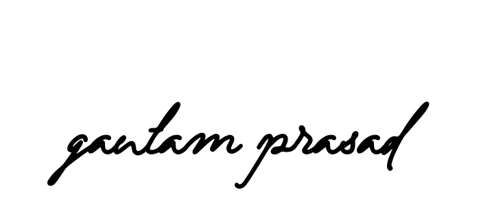 Handwritten Signature for Gautam-prasad - Style 137 Online