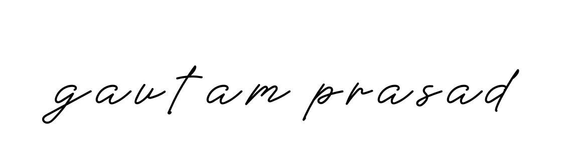 Handwritten Signature for Gautam-prasad - Style 152 Online