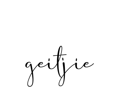 Geitjie signature
