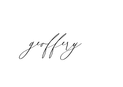 Handwritten Signature for Geoffery - Style 134 Online