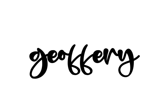 Handwritten Signature for Geoffery - Style 136 Online