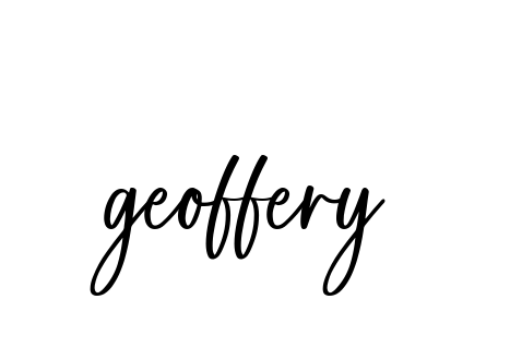 Handwritten Signature for Geoffery - Style 142 Online