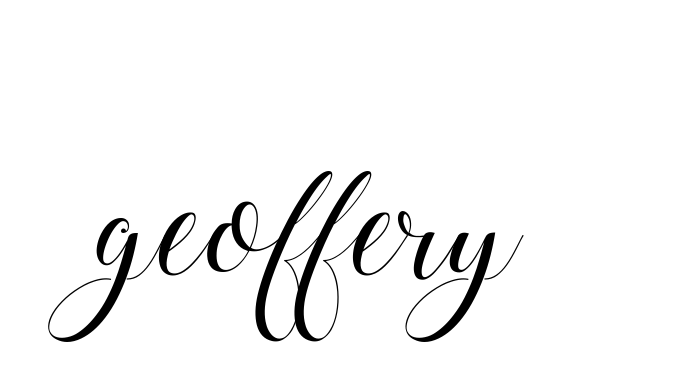 Handwritten Signature for Geoffery - Style 144 Online