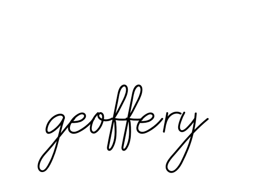 Handwritten Signature for Geoffery - Style 145 Online