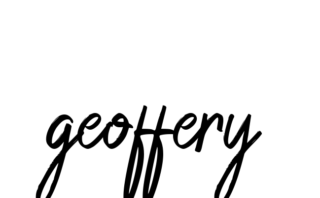 Handwritten Signature for Geoffery - Style 149 Online