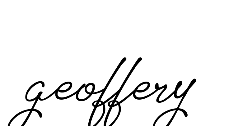 Handwritten Signature for Geoffery - Style 151 Online