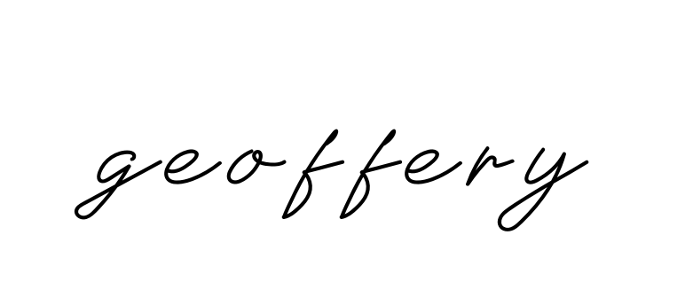 Handwritten Signature for Geoffery - Style 152 Online