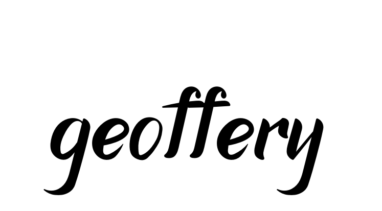 Handwritten Signature for Geoffery - Style 153 Online