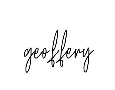Handwritten Signature for Geoffery - Style 154 Online