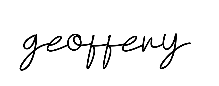 Handwritten Signature for Geoffery - Style 155 Online