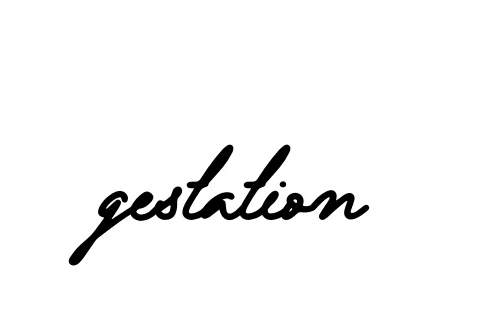 Handwritten Signature for Gestation - Style 138 Online