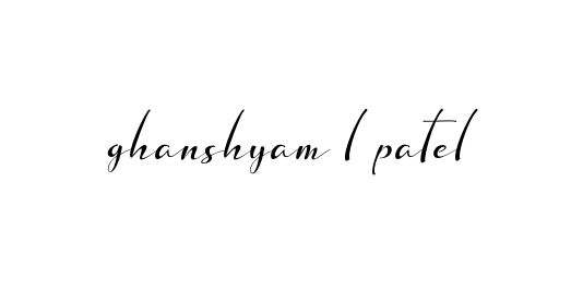 Handwritten Signature for Ghanshyam-l-patel - Style 132 Online