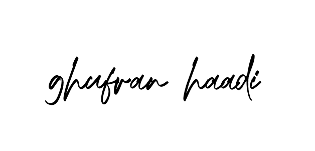Ghufran-haadi signature