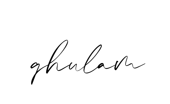 Ghulam signature
