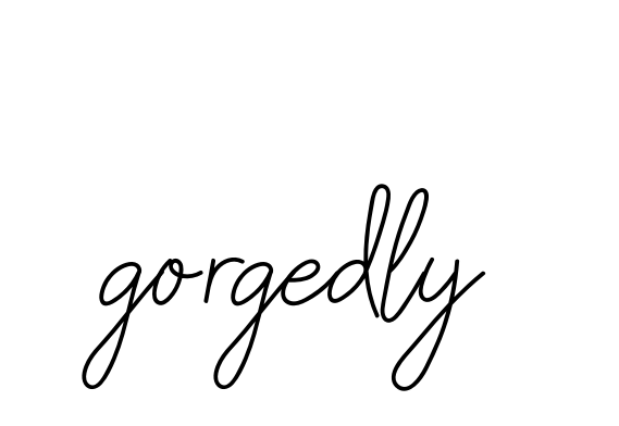 Handwritten Signature for Gorgedly - Style 145 Online