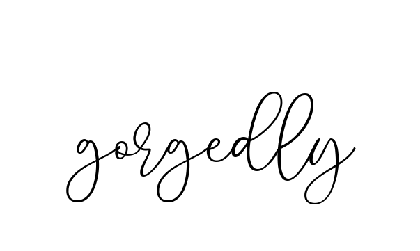 Handwritten Signature for Gorgedly - Style 147 Online