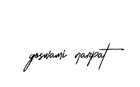 Handwritten Signature for Goswami-narpat - Style 133 Online