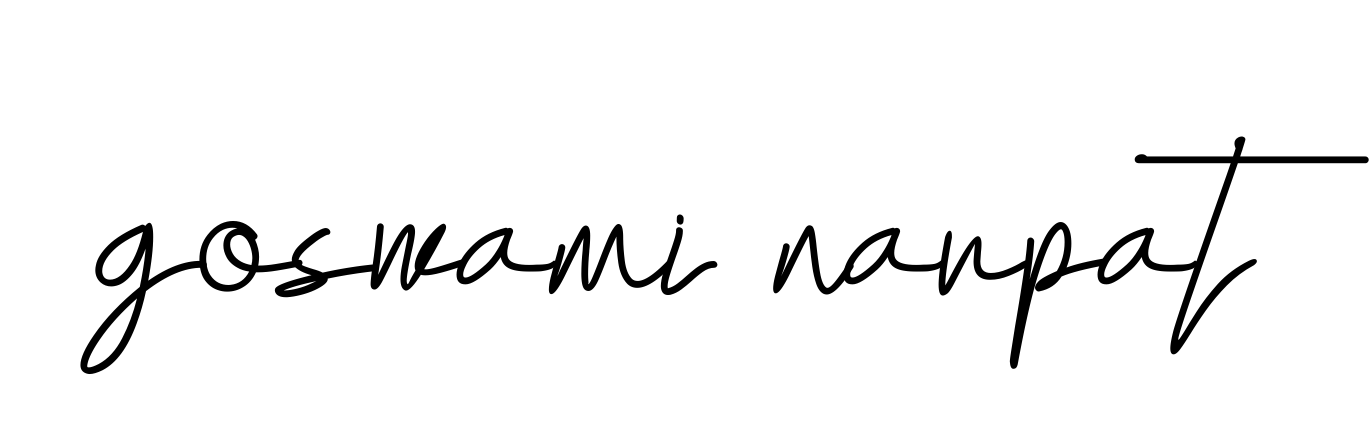 Handwritten Signature for Goswami-narpat - Style 155 Online