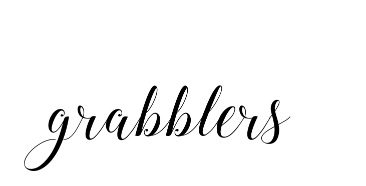 Handwritten Signature for Grabblers - Style 144 Online
