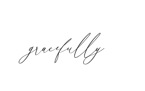 Handwritten Signature for Gracefully - Style 134 Online