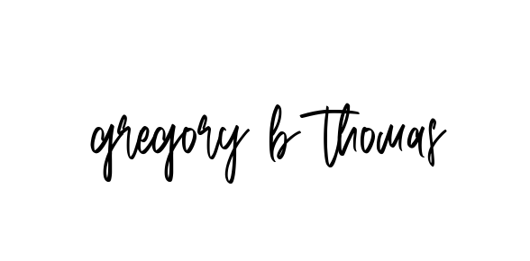 Handwritten Signature for Gregory-b-thomas - Style 143 Online