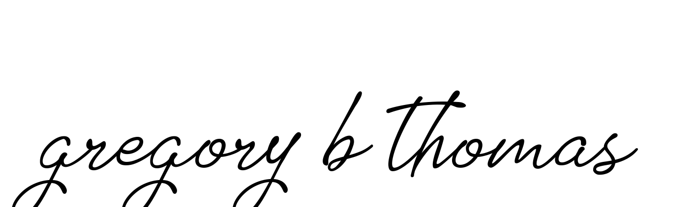 Handwritten Signature for Gregory-b-thomas - Style 151 Online