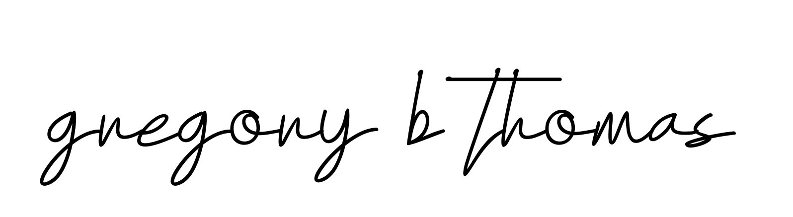 Handwritten Signature for Gregory-b-thomas - Style 155 Online