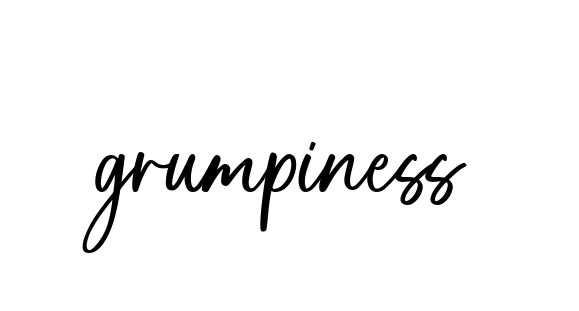 Handwritten Signature for Grumpiness - Style 142 Online