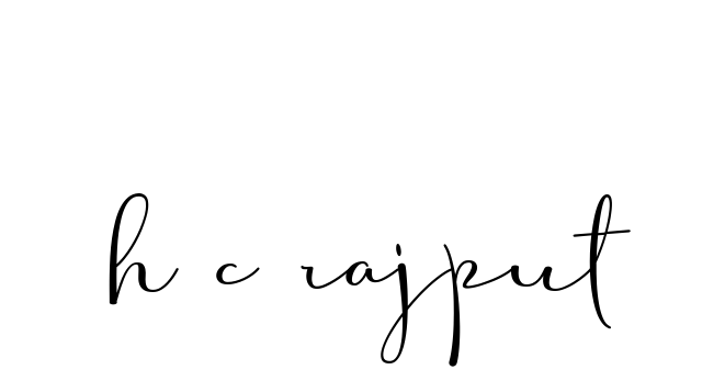 H-c-rajput signature