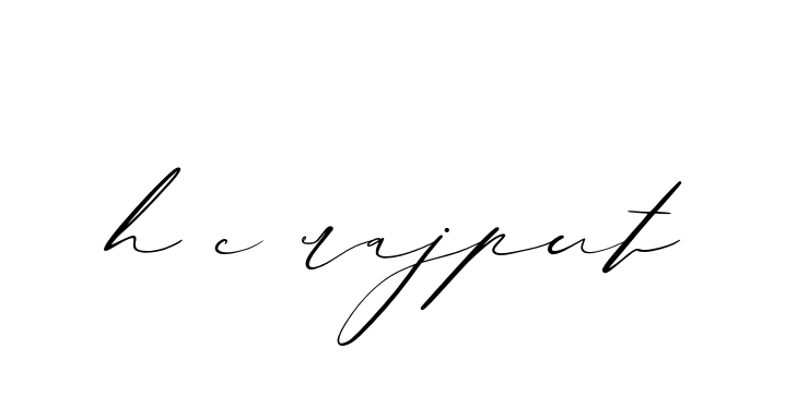 H-c-rajput signature