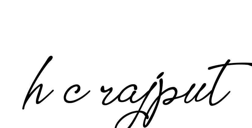 H-c-rajput signature