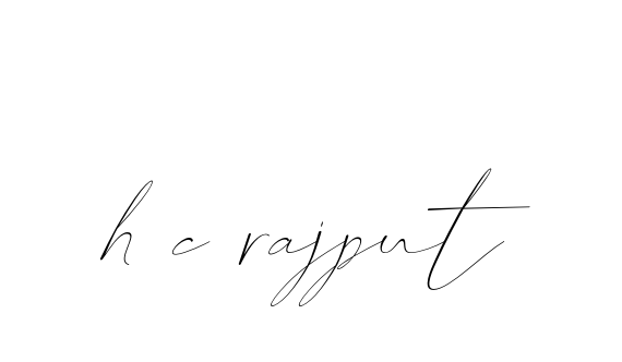 H-c-rajput signature