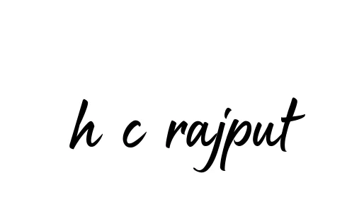 H-c-rajput signature