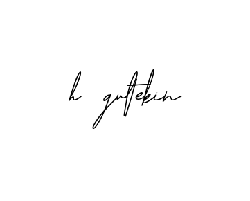 Handwritten Signature for H-gultekin - Style 139 Online